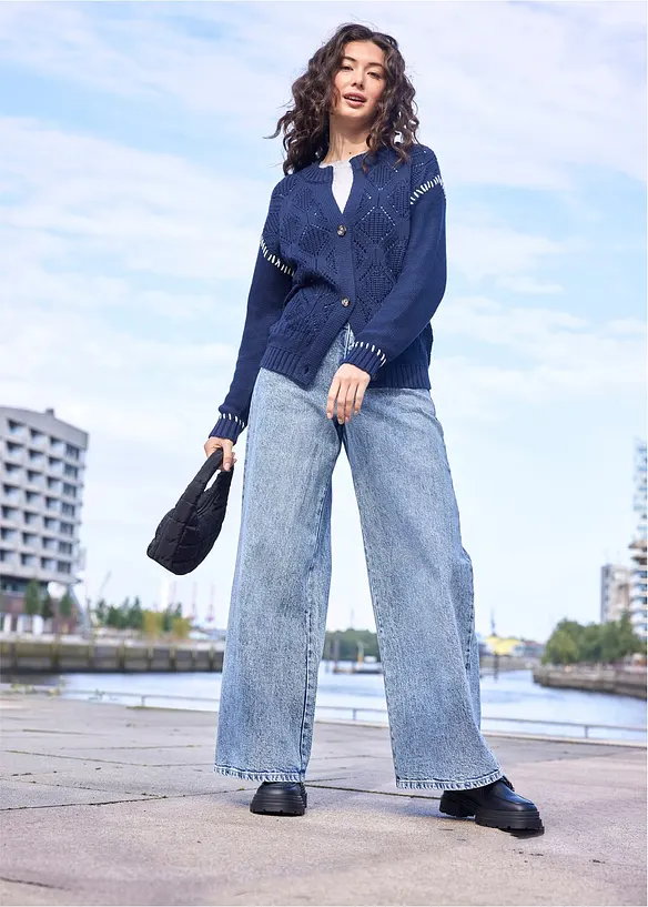 Wide Leg Jeans High Waist, bonprix
