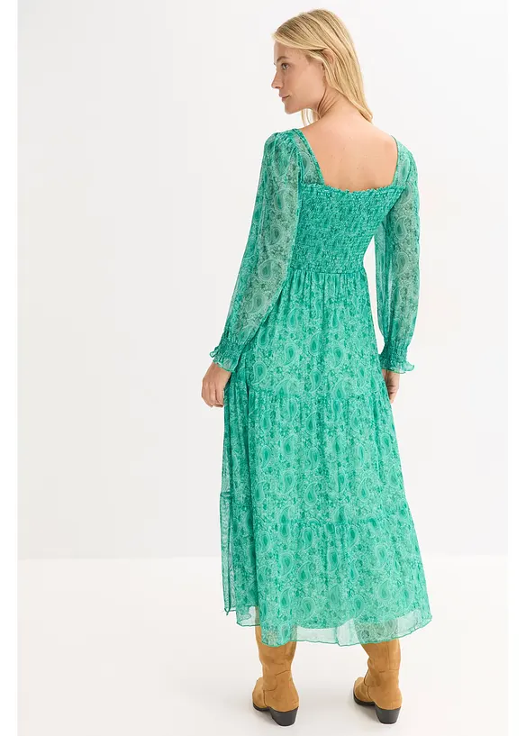 Jerseyklänning i maxilängd, bonprix