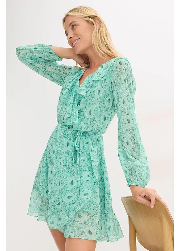 Chiffongklänning, bonprix