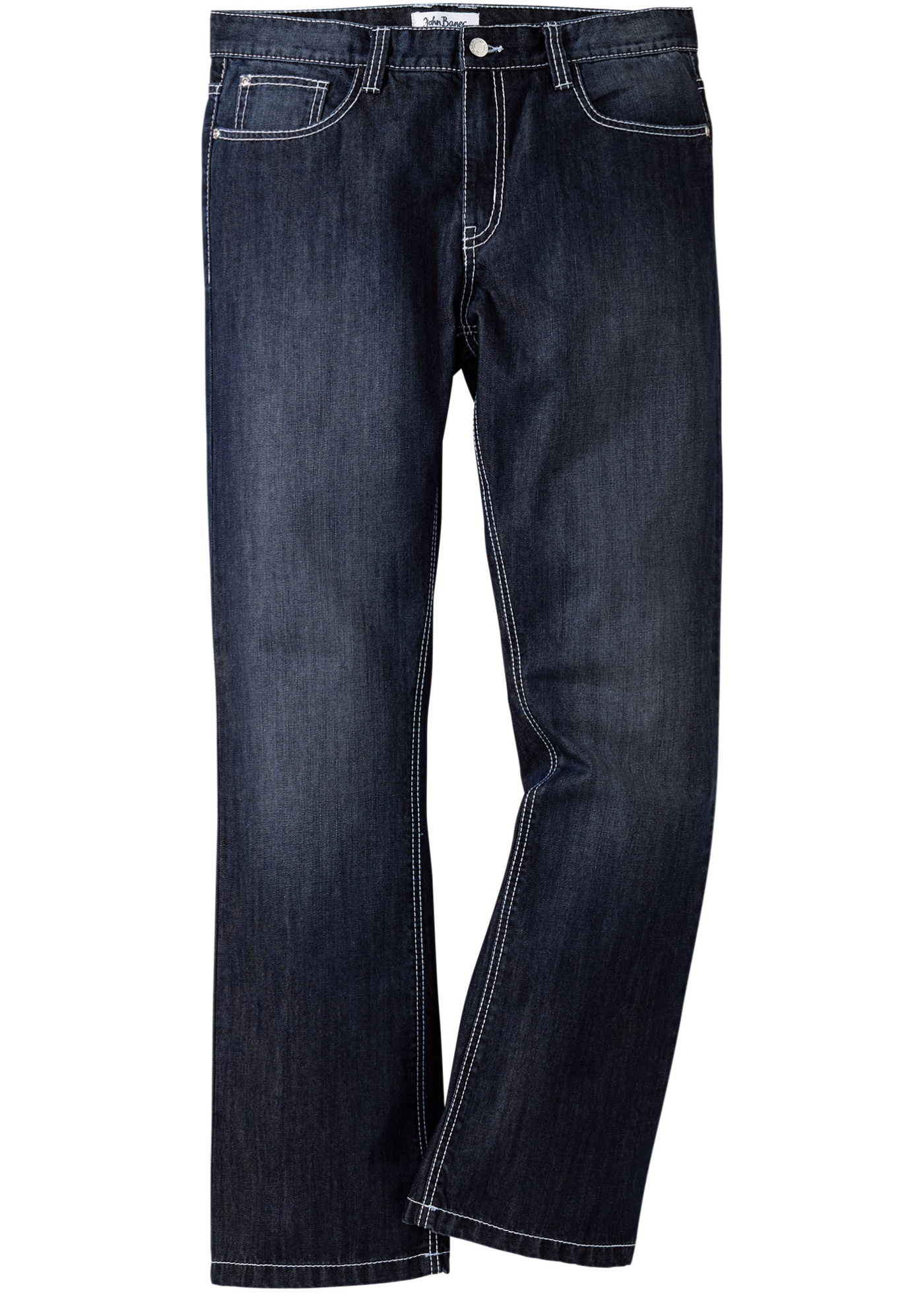 Jeans regular fit bootcut, större+mindre vidd