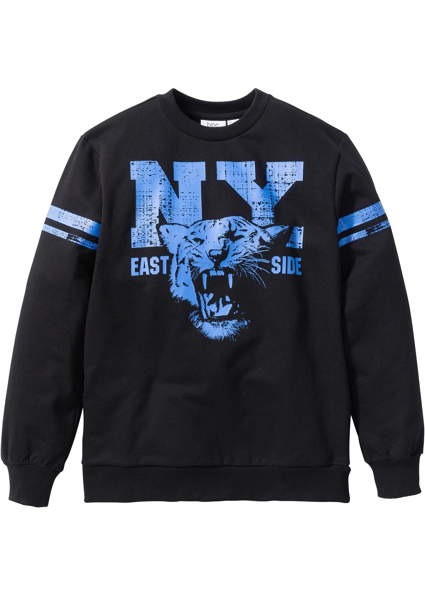 Sweatshirt med collegetryck, strl. 116/122-164/170