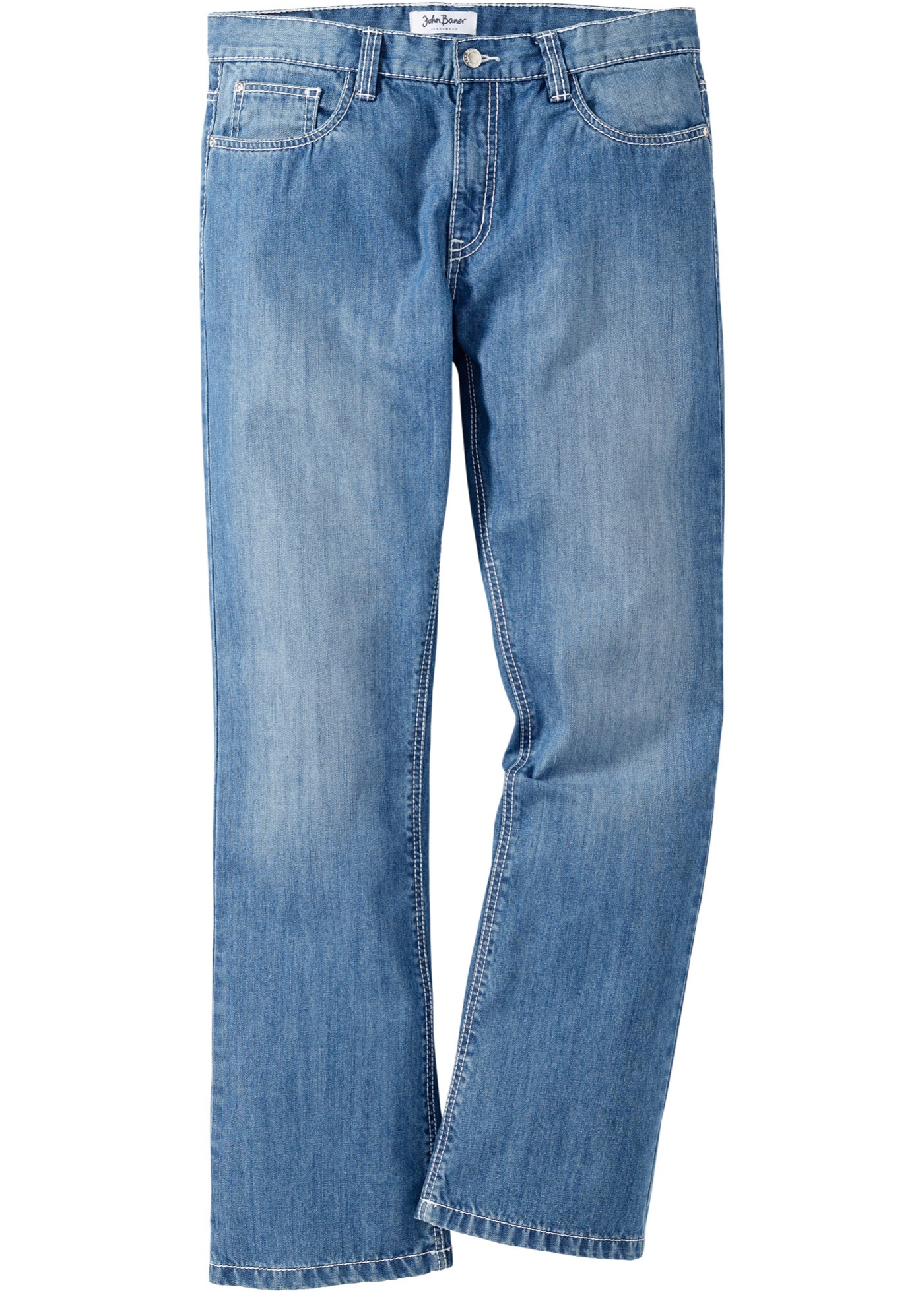 Jeans regular fit bootcut, normallängd