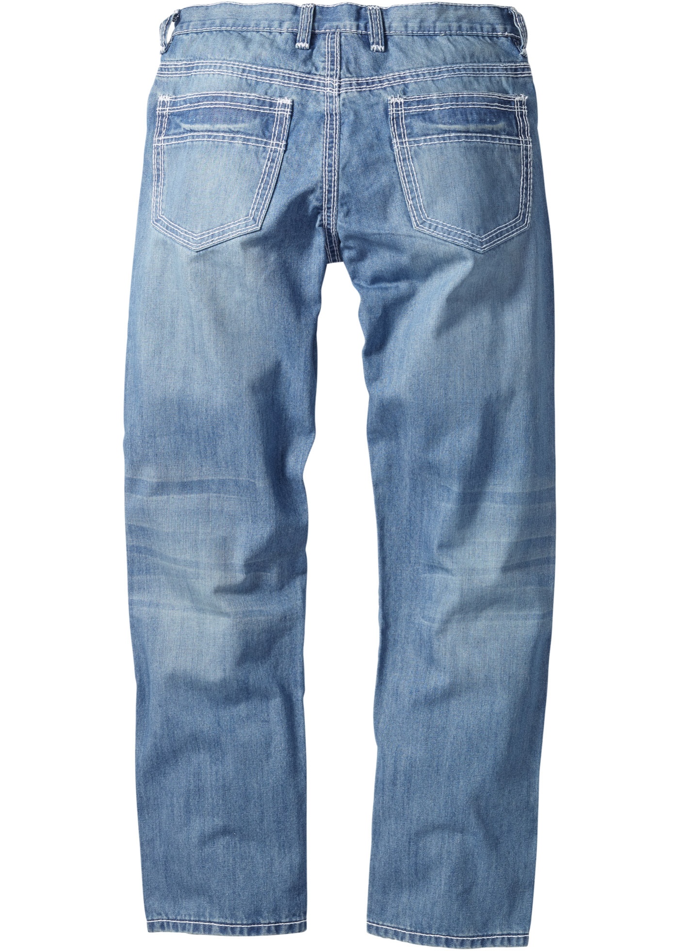 Jeans i rak normal passform, längd 32
