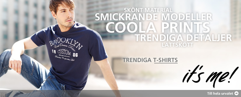 t-shirts  skönt material  trendiga detaljer  coola prints