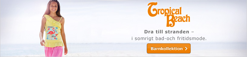 Dra till stranden - i somrigt bad- och fritidsmode. Dina små kommer att älska vår nya kollektion!