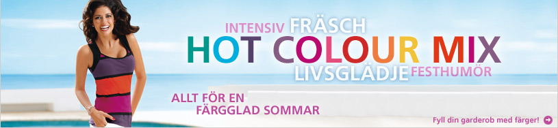 intensiv, fräsch, hot colour mix