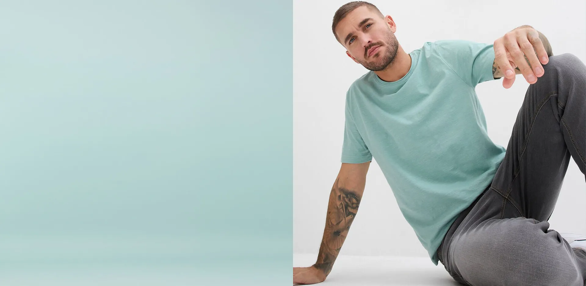 Herr  - Kl&auml;der - T-Shirts & Pik&eacute; - T-shirts