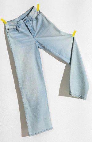 Dam - Vida jeans - isblå denim