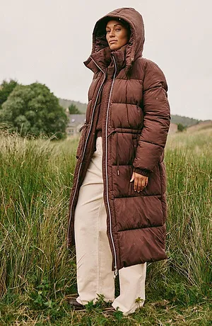 Dam - Vattenavvisande täckkappa - mörkbrun