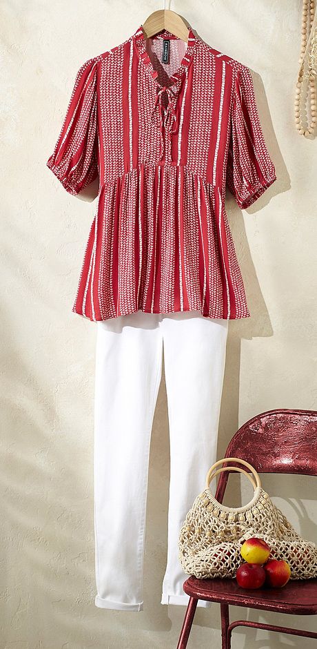 Dam Blus Luftig Satin Sommarstil main image 1