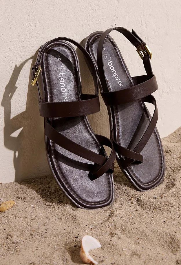 Dam - Flip flop-sandal - m&ouml;rkbrun