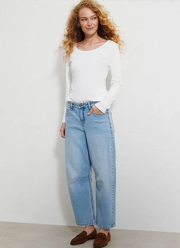 Dam - Kl&auml;der - Jeans - Barrel Jeans