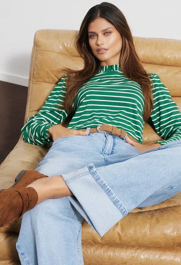 Trendigt - Finstickad cardigan - krullad