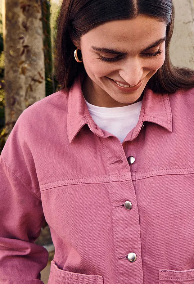 Heisenberg_FutureUse - Blusjacka i ren bomull - malva