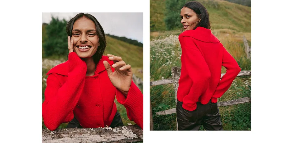 Dam - Cardigan - lavaröd