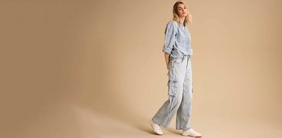 Dam - Kläder - Jeans - Cargojeans