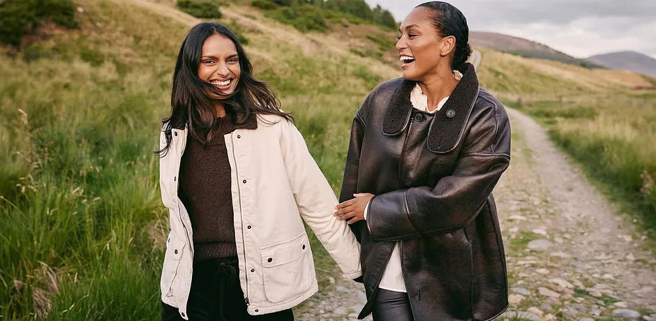 Dam - Vadderad twilljacka - naturbeige