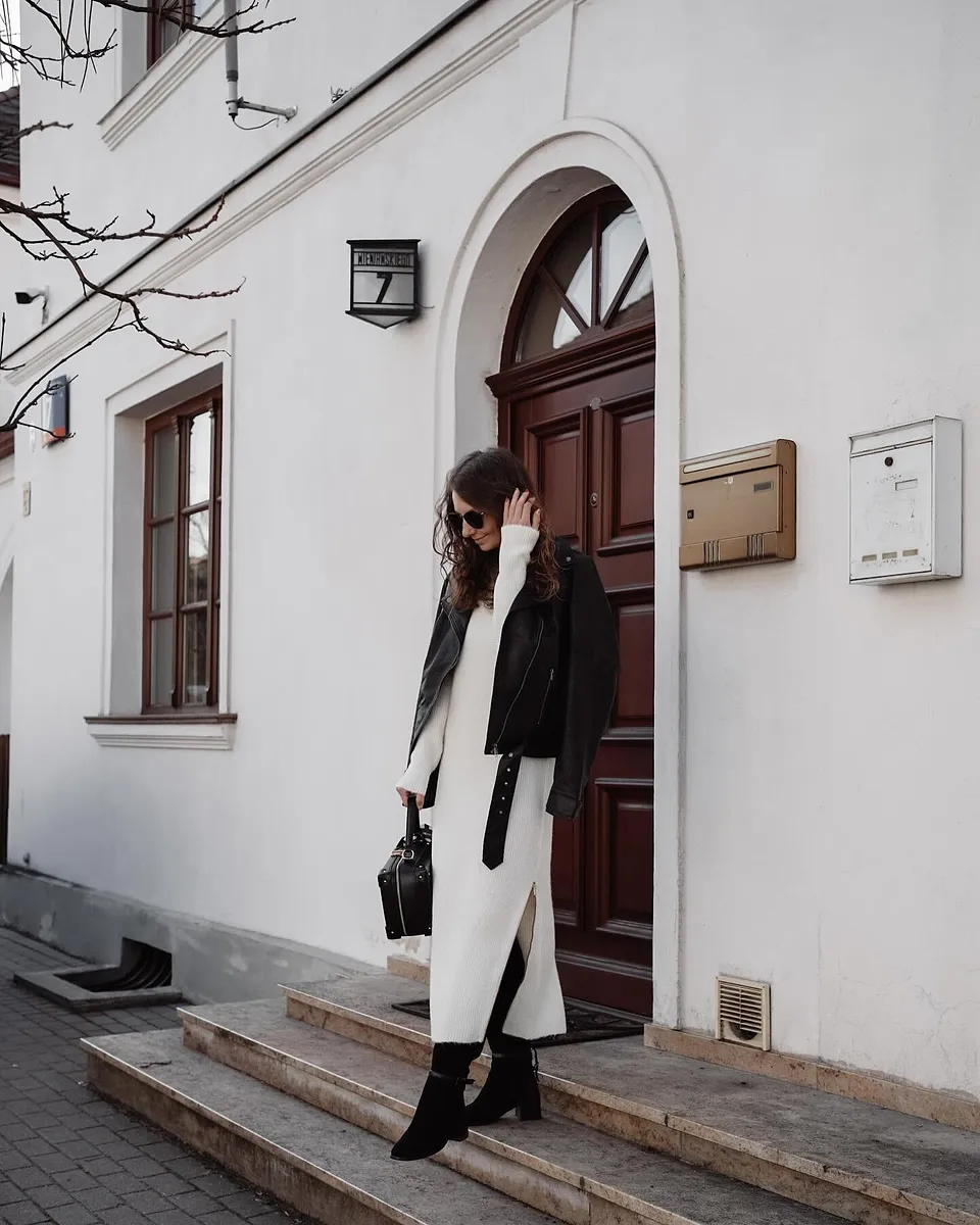 Dam - Mode - Kl&auml;nningar - Stickade kl&auml;nningar