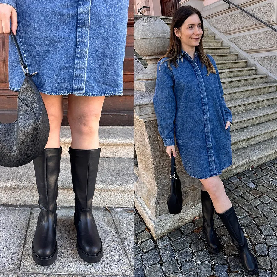 Dam - Kl&auml;der - Kl&auml;nningar - Jeanskl&auml;nningar