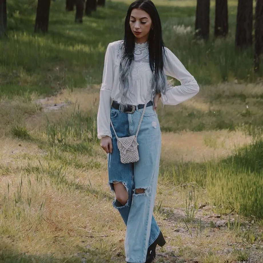 Dam - Mode - Jeans - Wide leg jeans