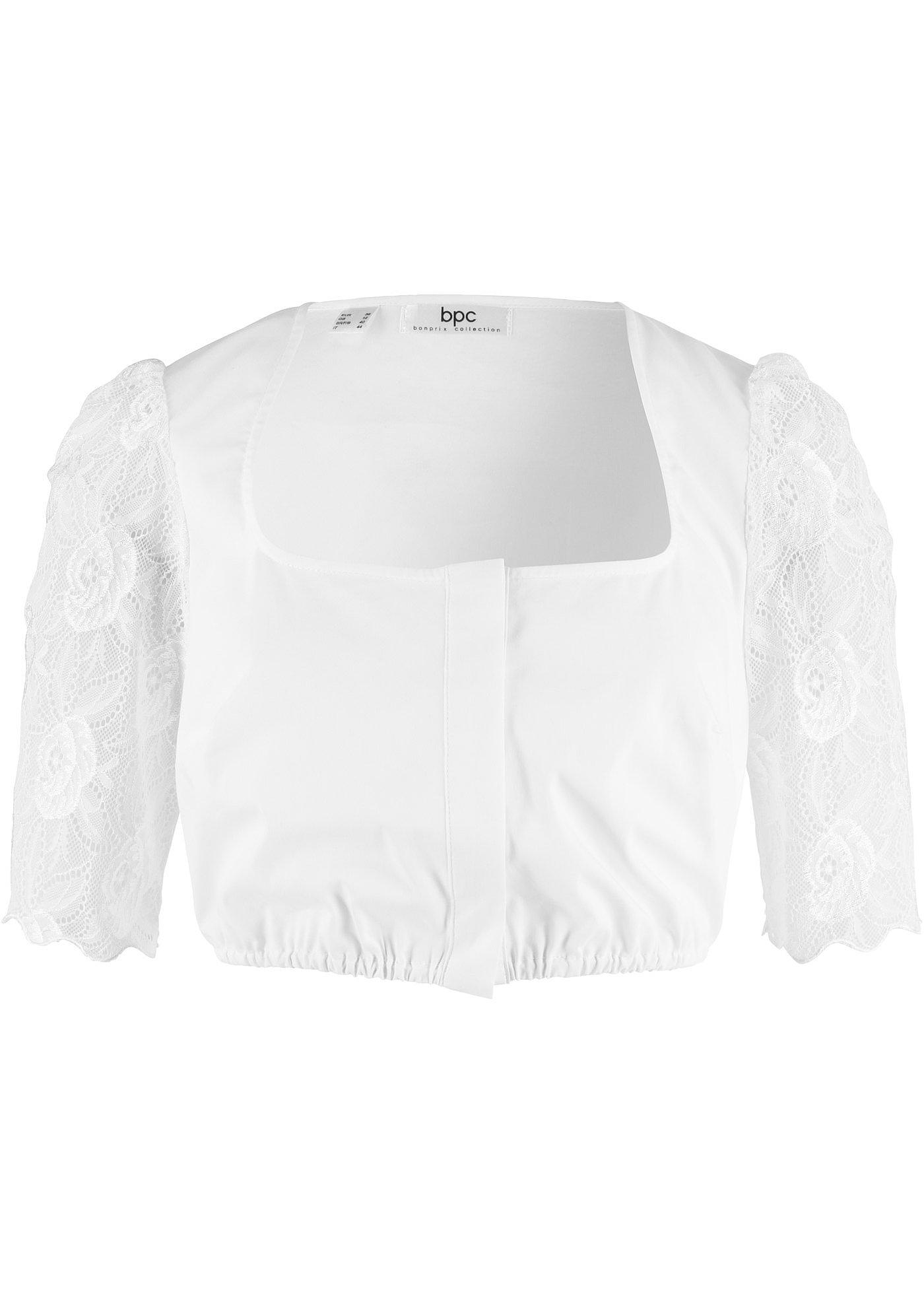 bonprix – Dirndlblus med spetsärm