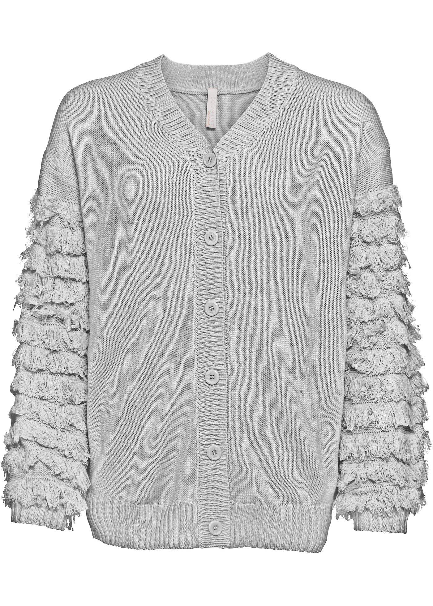 Bonprix SE - Stickad kofta med fransade ärmar 389.00 Bonprix SE - Stickad kofta med fransade ärmar 389.00
