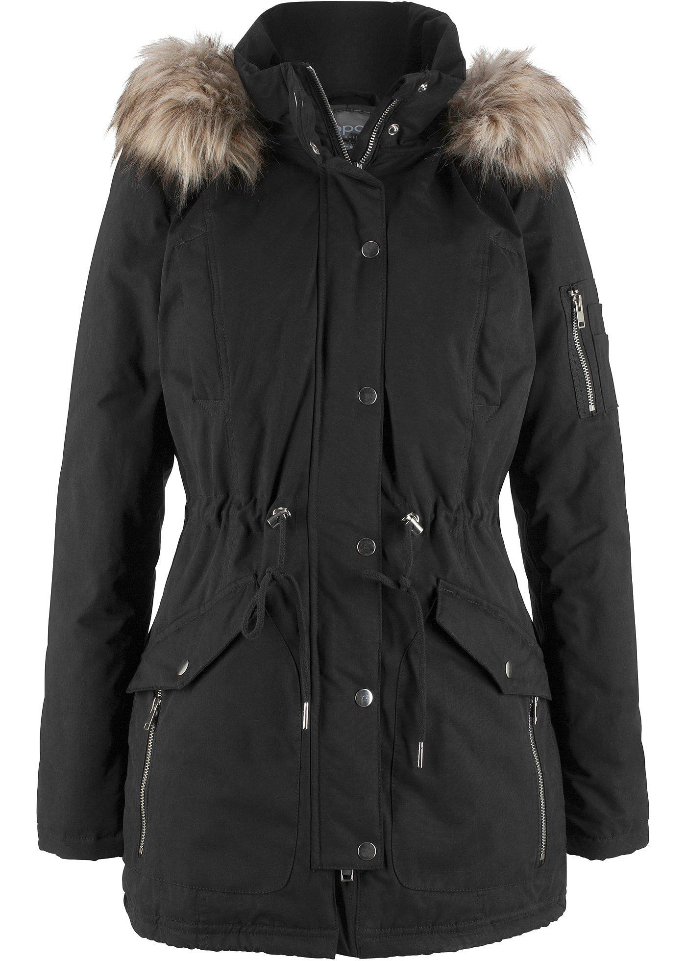 bonprix – Varm parkas, fodrad