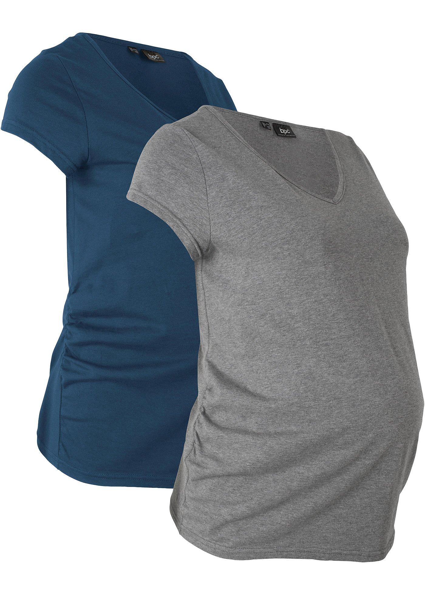 bonprix Mammatopp i basmodell i ekologisk bomull (2-pack)