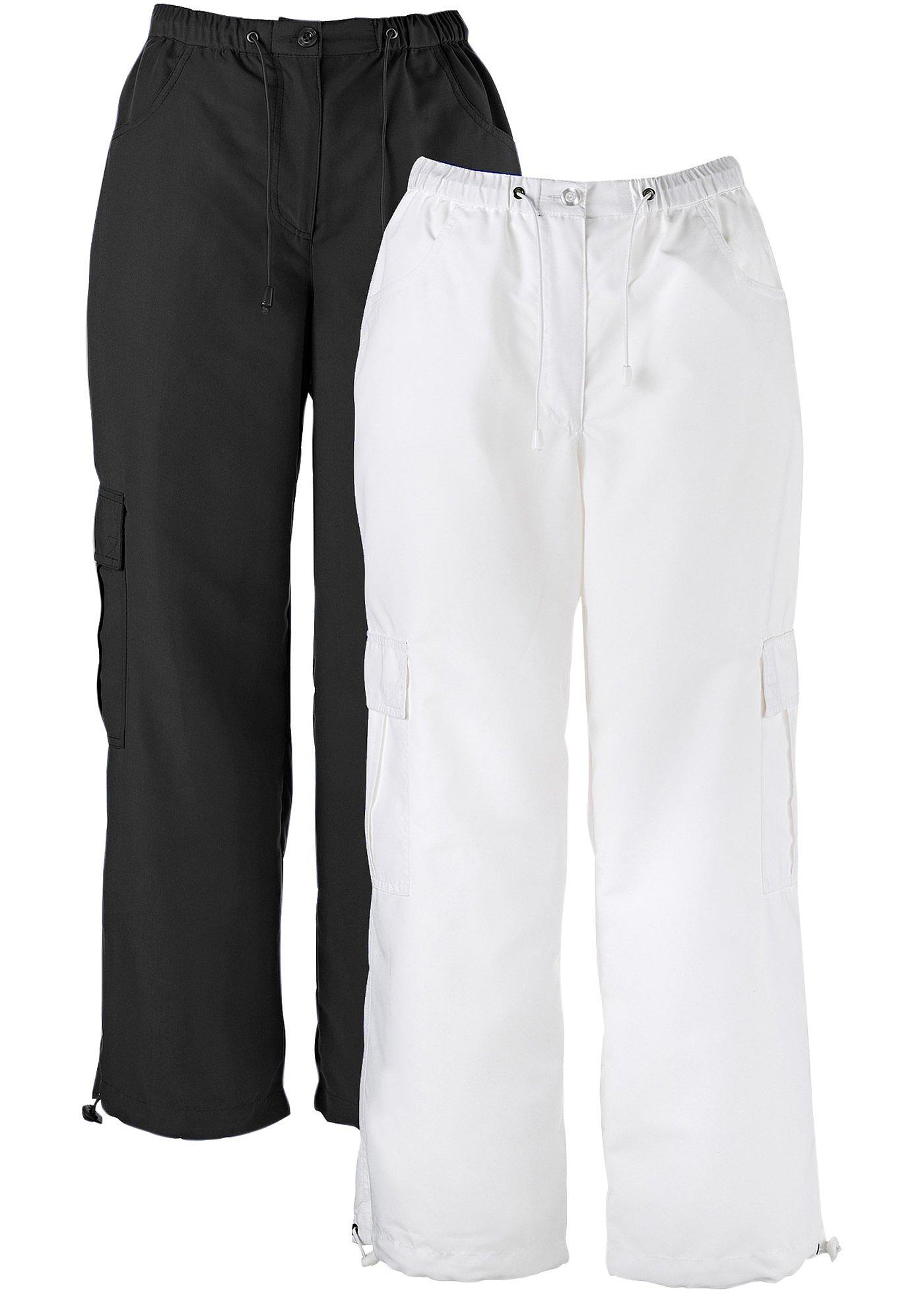 bonprix – 7/8-byxa med bekväm resårmidja (2-pack)