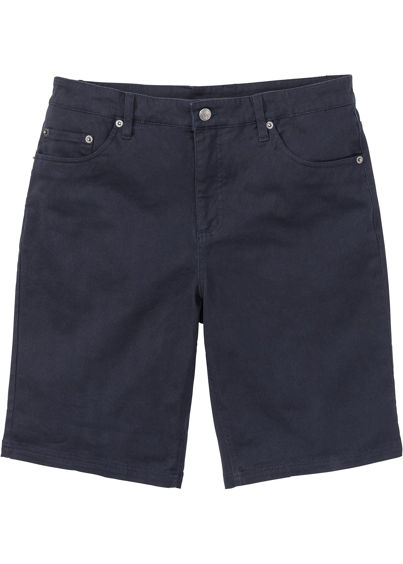 bonprix – Stretchiga bermudas, klassisk passform