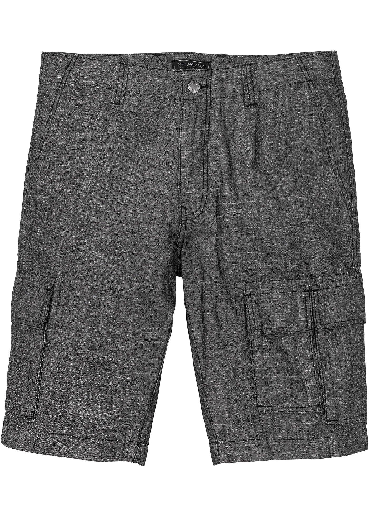 bonprix – Cargoshorts av ren bomull, Loose Fit