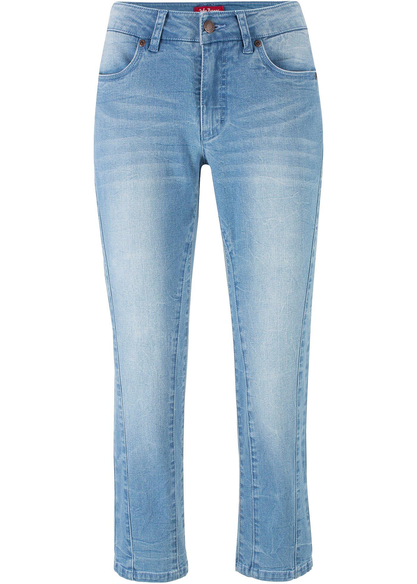 bonprix – Mjukisjeans, 7/8-längd
