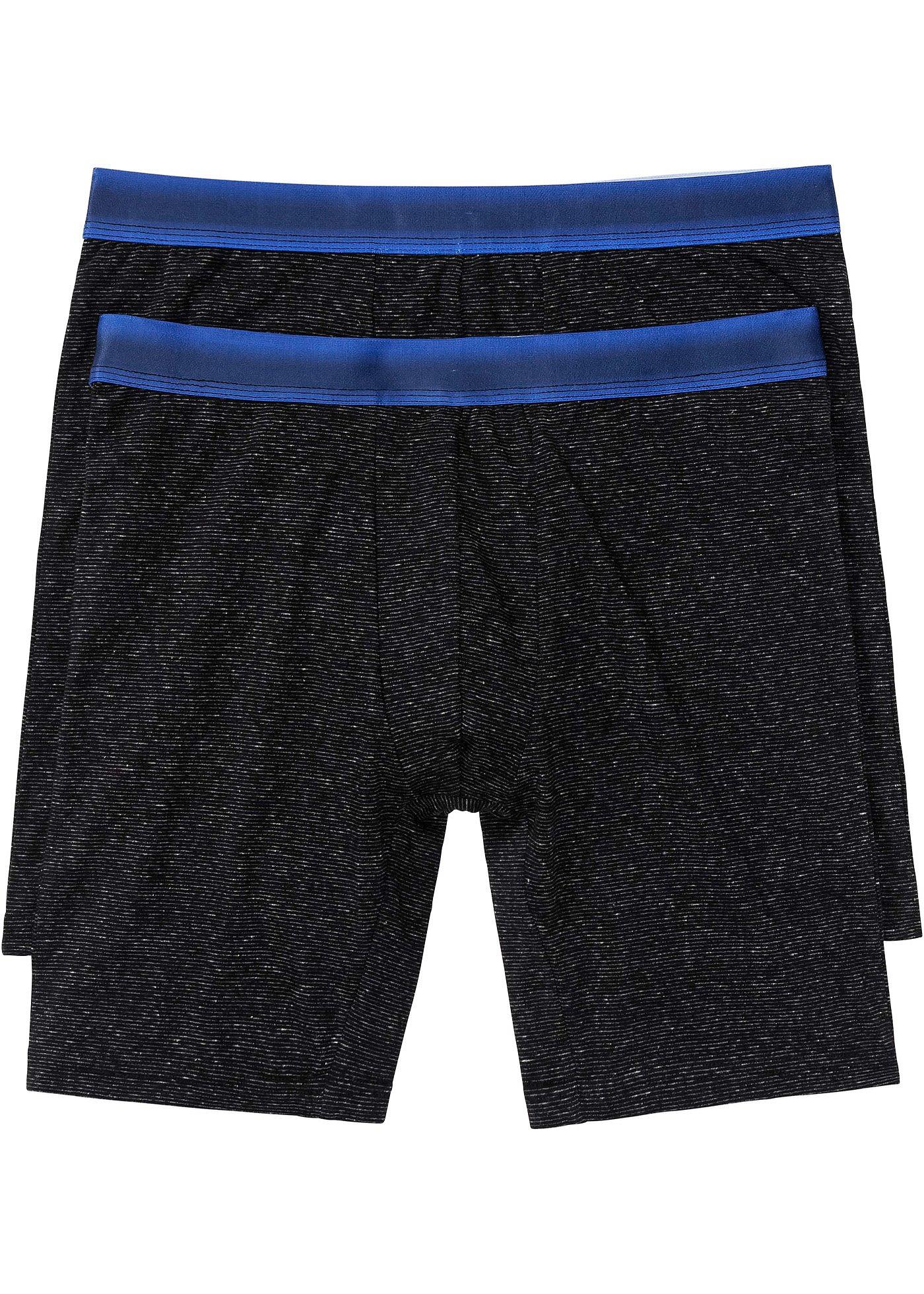 bonprix – Långa boxershorts med bomull (2-pack)