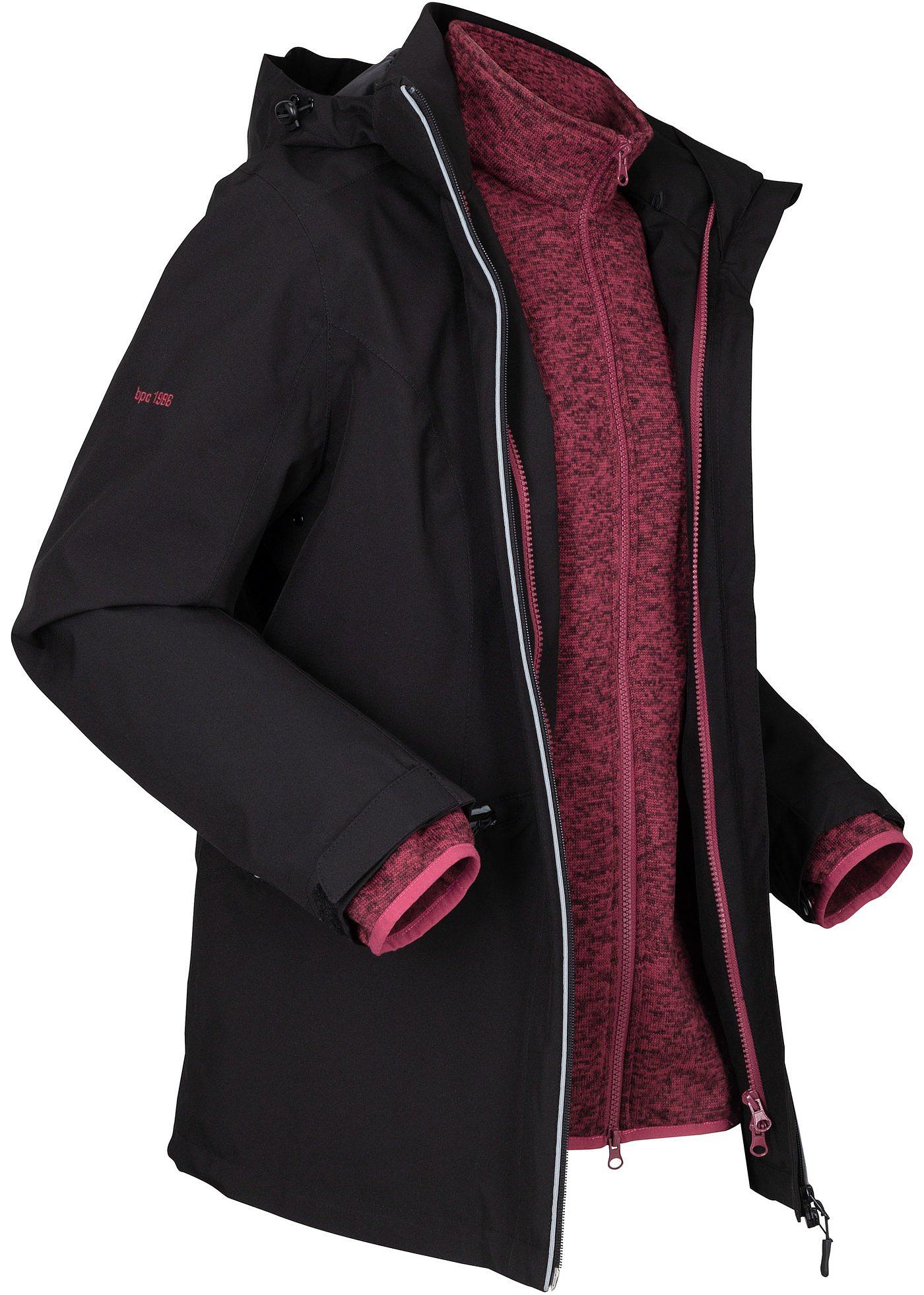 bonprix – Funktionsjacka med innerjacka av stickat fleecematerial