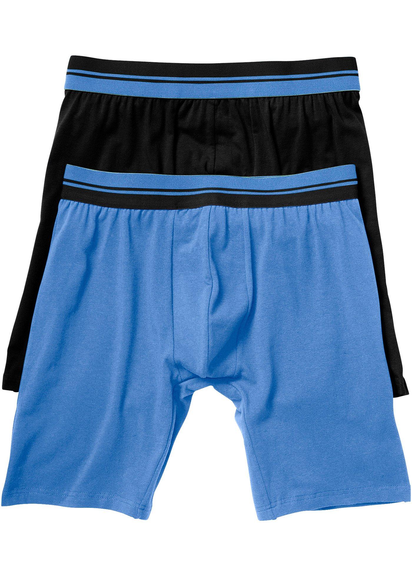 bonprix – Långa boxershorts med bomull (2-pack)