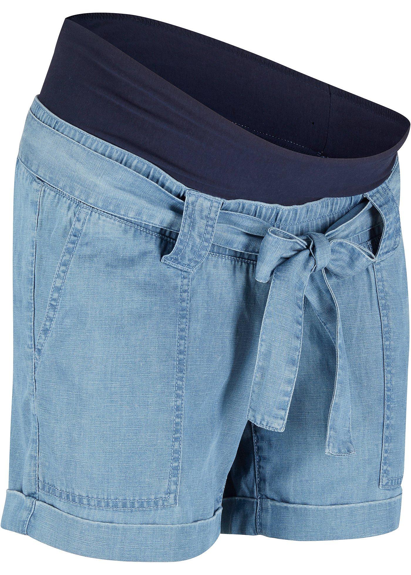bonprix Mammashorts i lyocellblandning med jeanslook