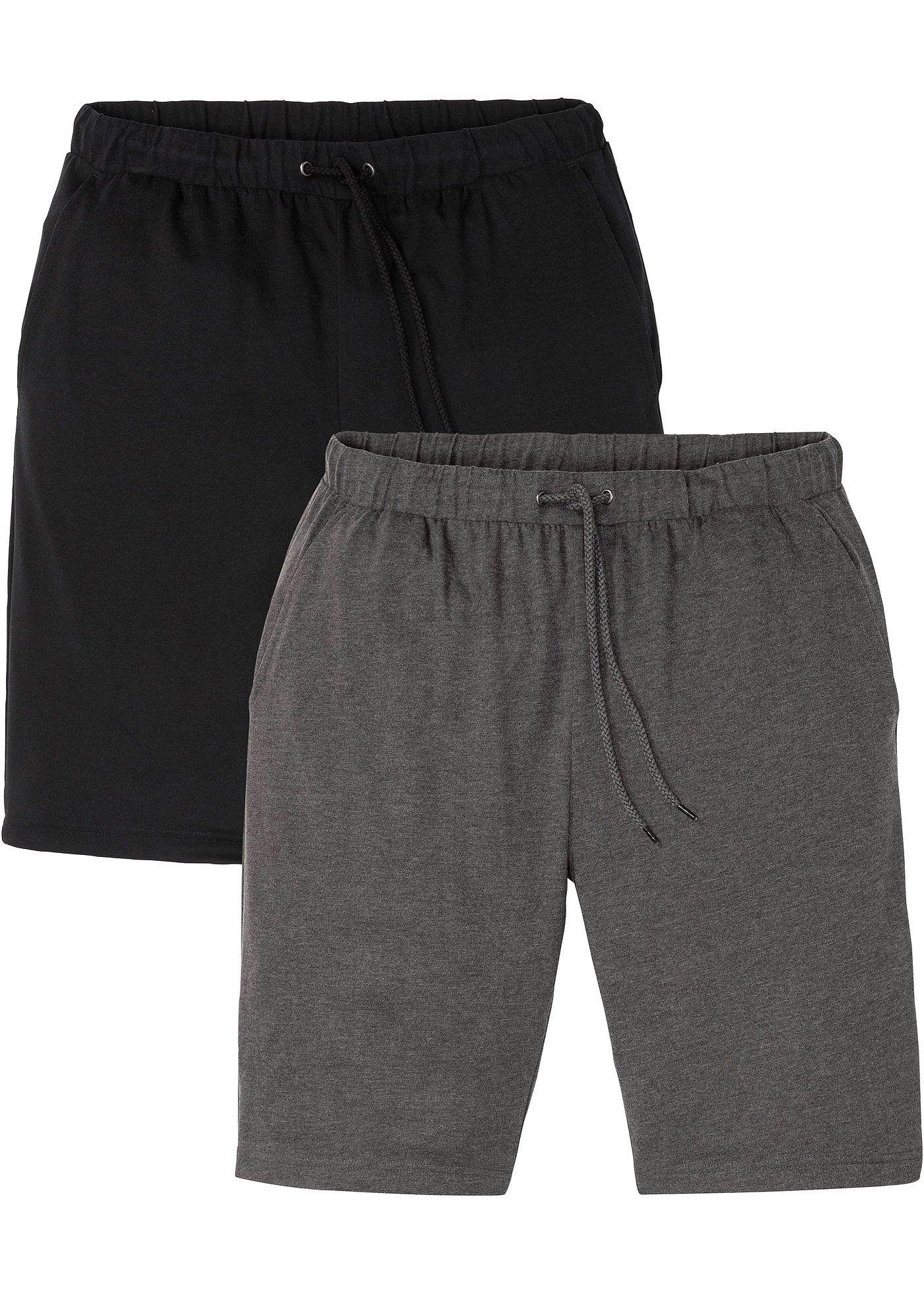 bonprix – Tunna trikåbermudas (2-pack)