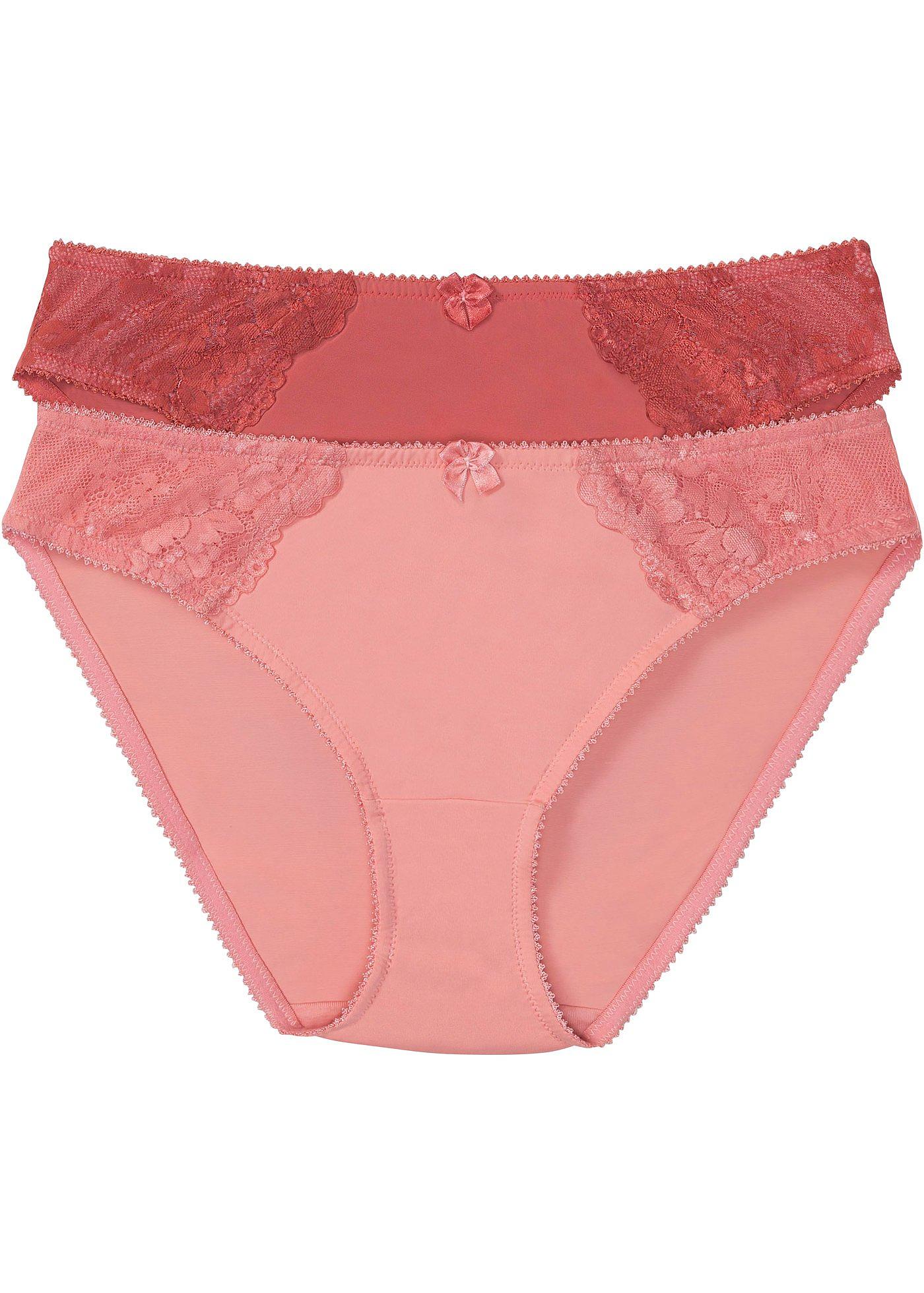 bonprix – Trosa med fin spets (2-pack)