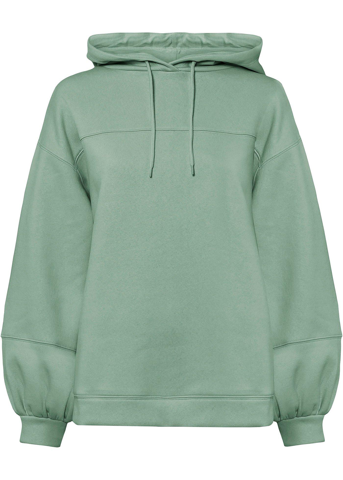 bonprix – Oversizesweatshirt med huva i mjuk bomullsmix