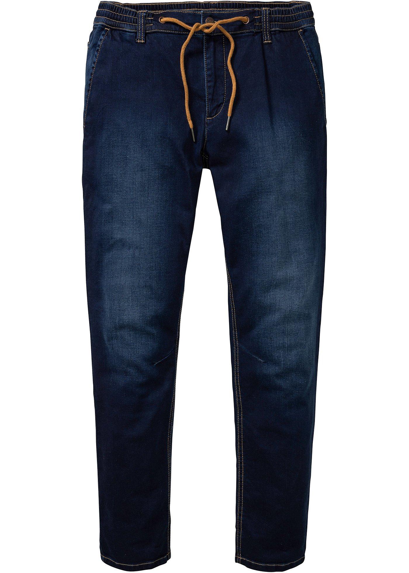 bonprix – Joggerjeans, Regular Fit med resårmidja, Tapered