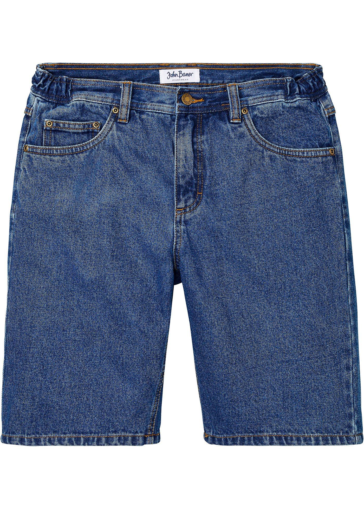 bonprix – Jeansshorts med töjbar midja Classic Fit