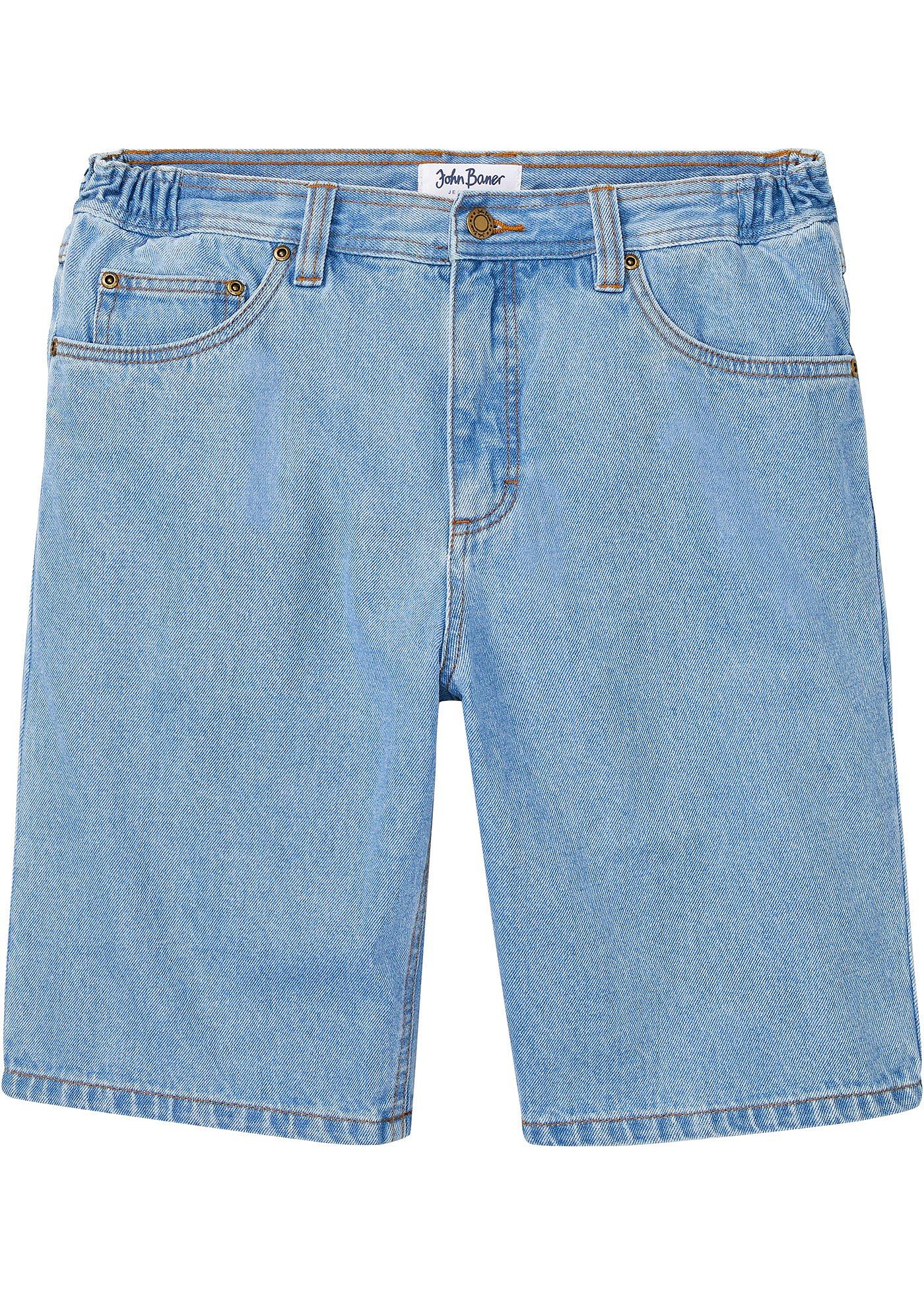 bonprix – Jeansshorts med töjbar midja Classic Fit