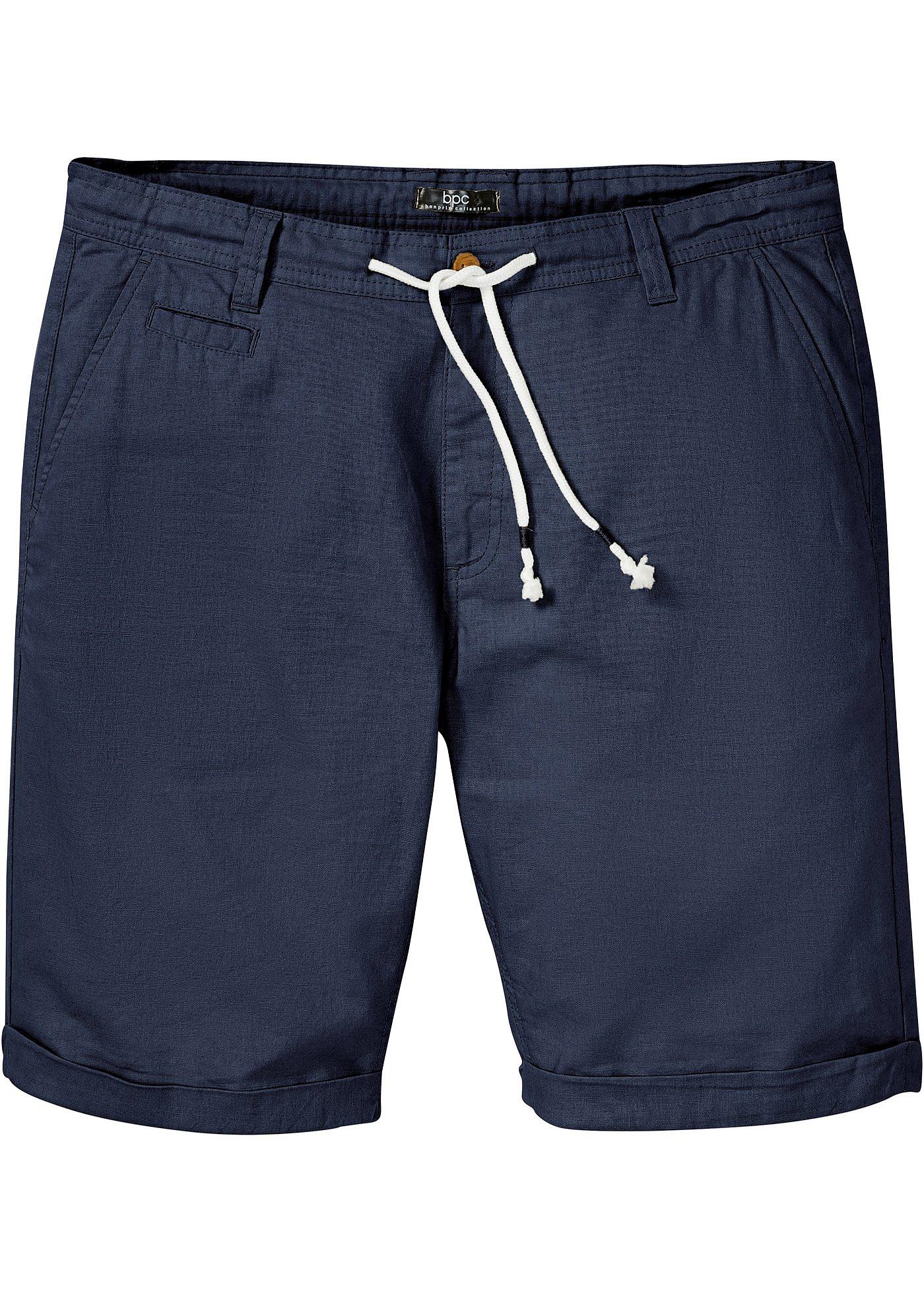 bonprix – Bermudas i luftig linnemix, normal passform