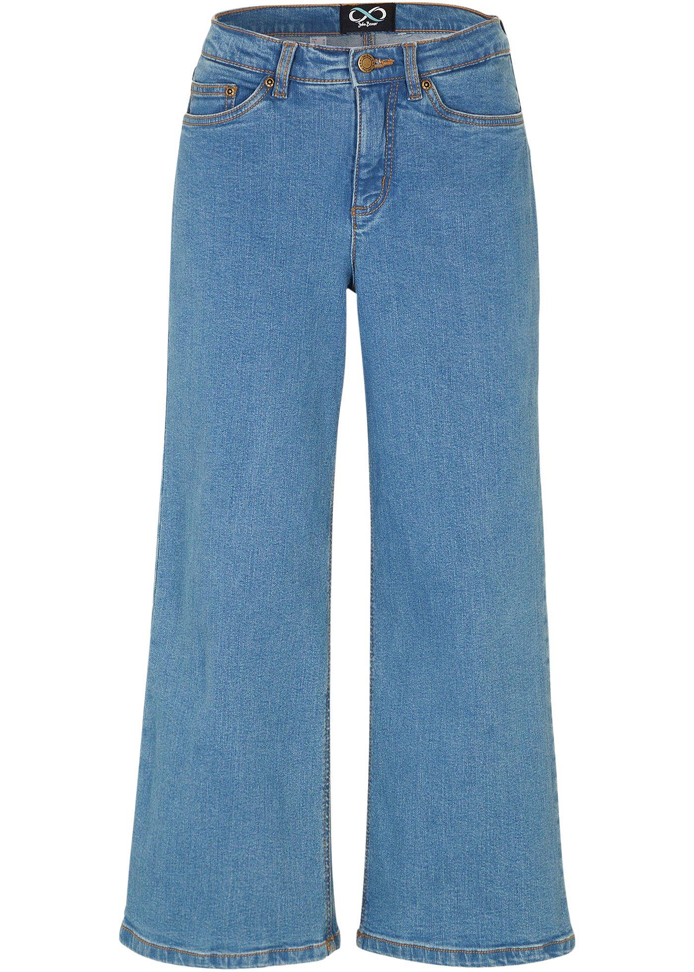 RDFComfyOlana wide bukser - Blue stone