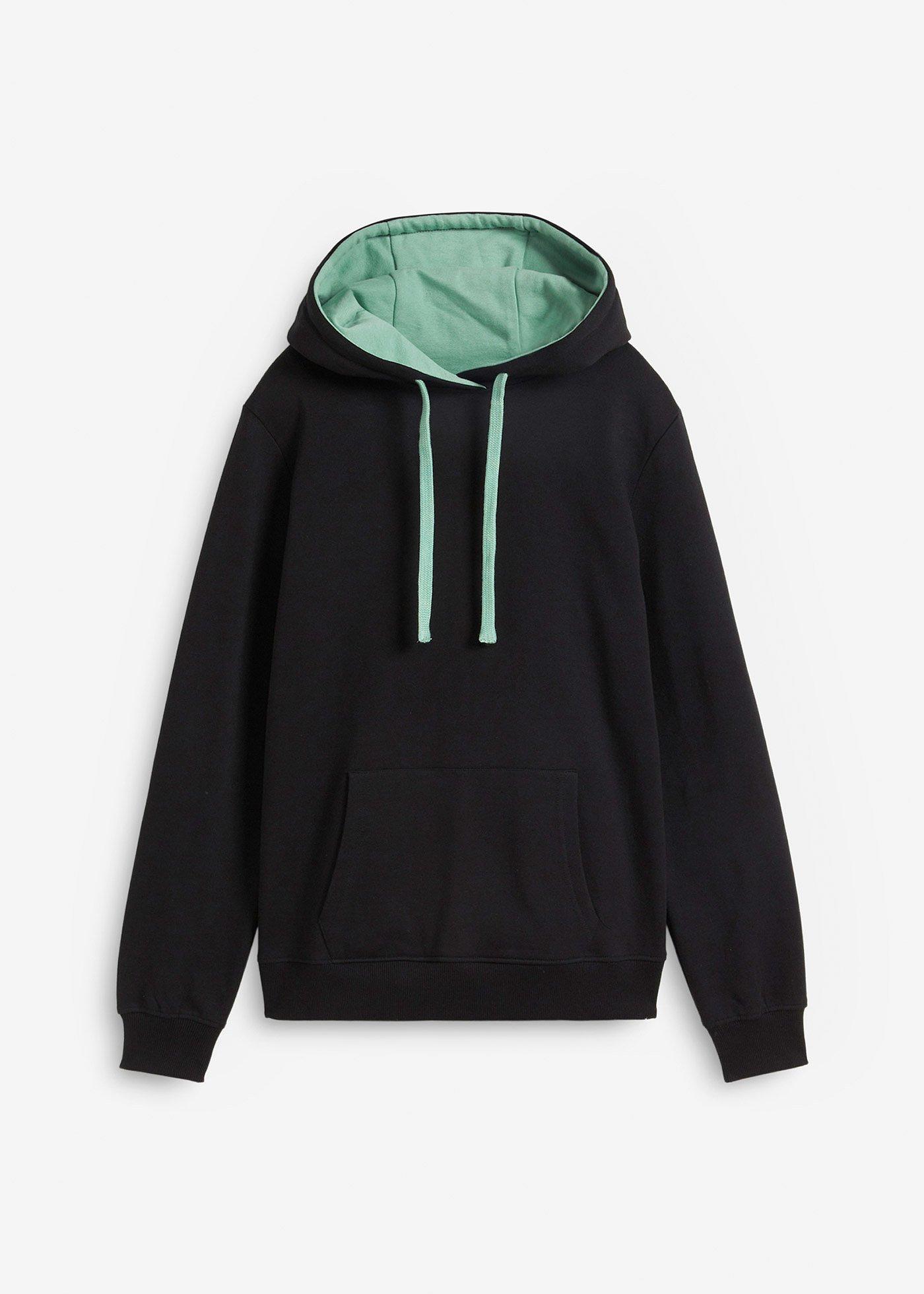 bonprix – Sweatshirt med huva i ekologisk bomull