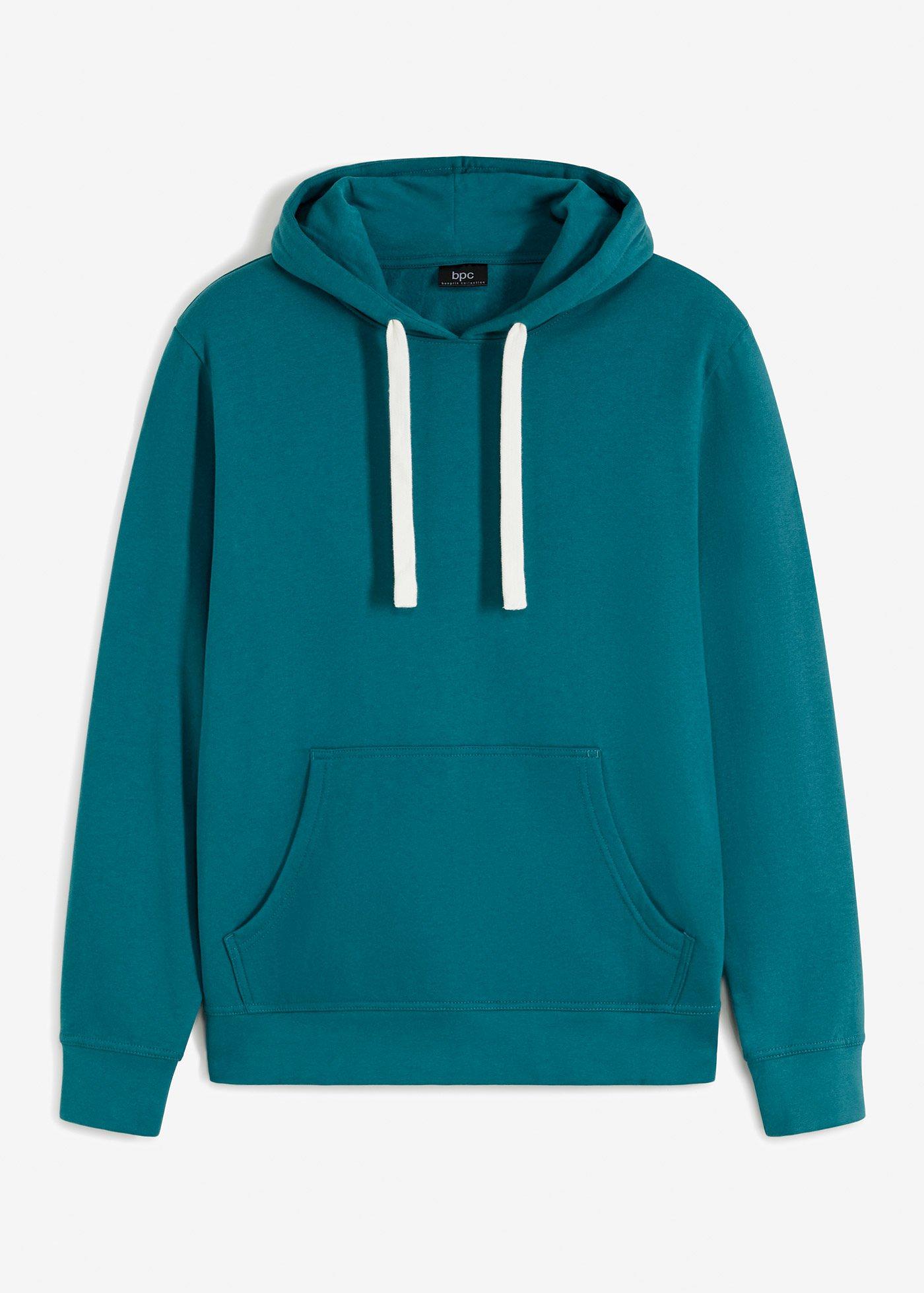 bonprix – Sweatshirt med huva i ren bomull