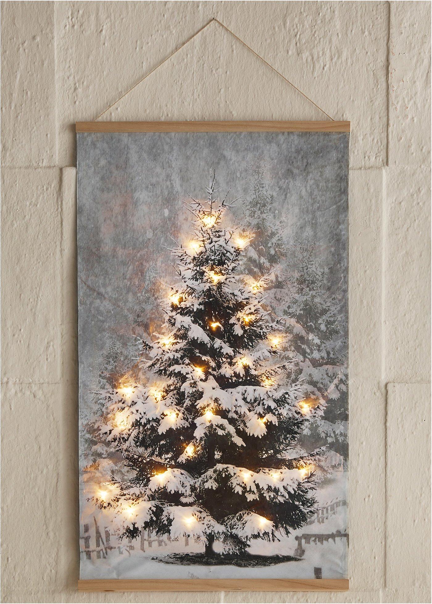 LED-linneväv med julgransdesign