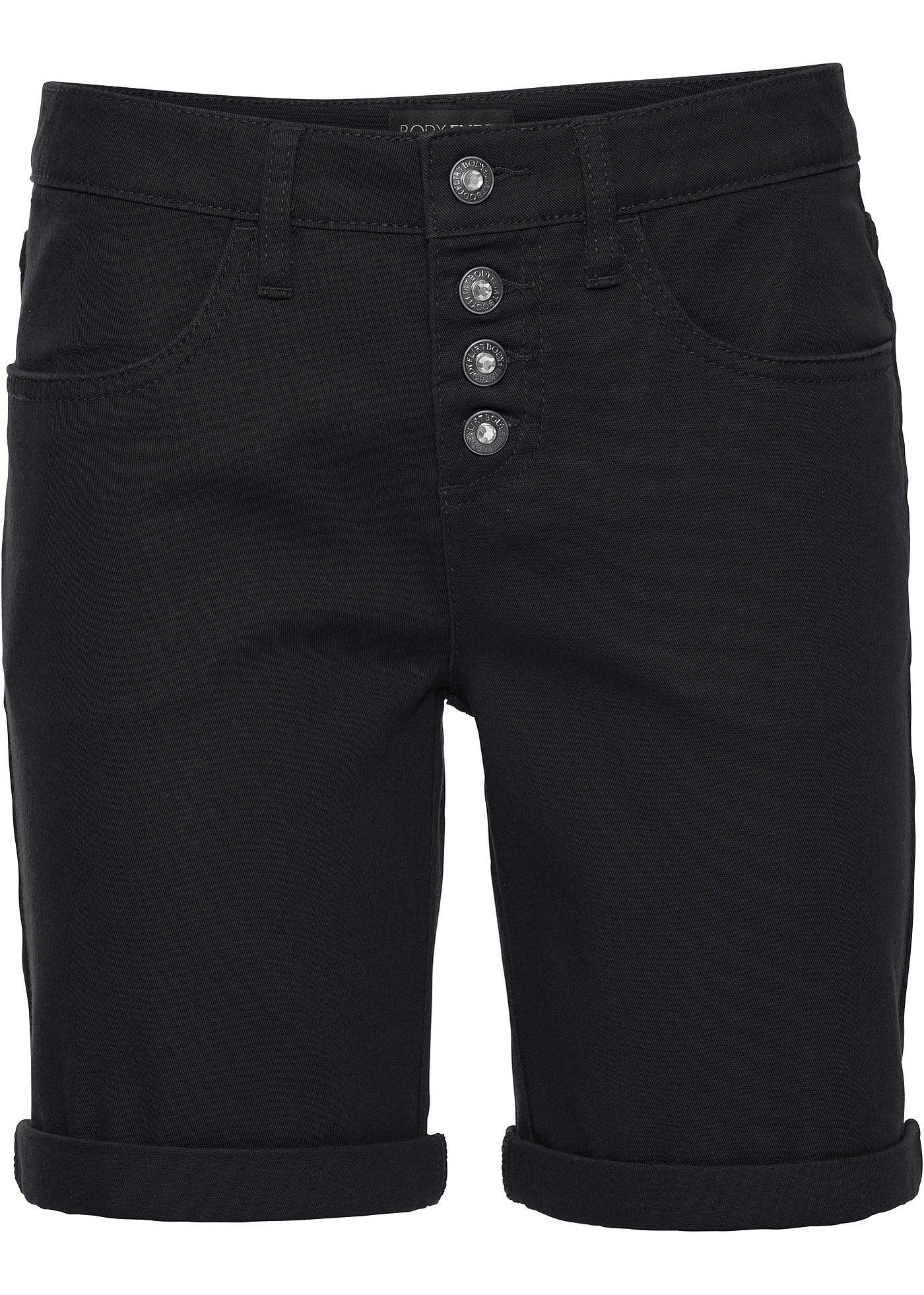 bonprix – Shorts i elastisk bomullsmix