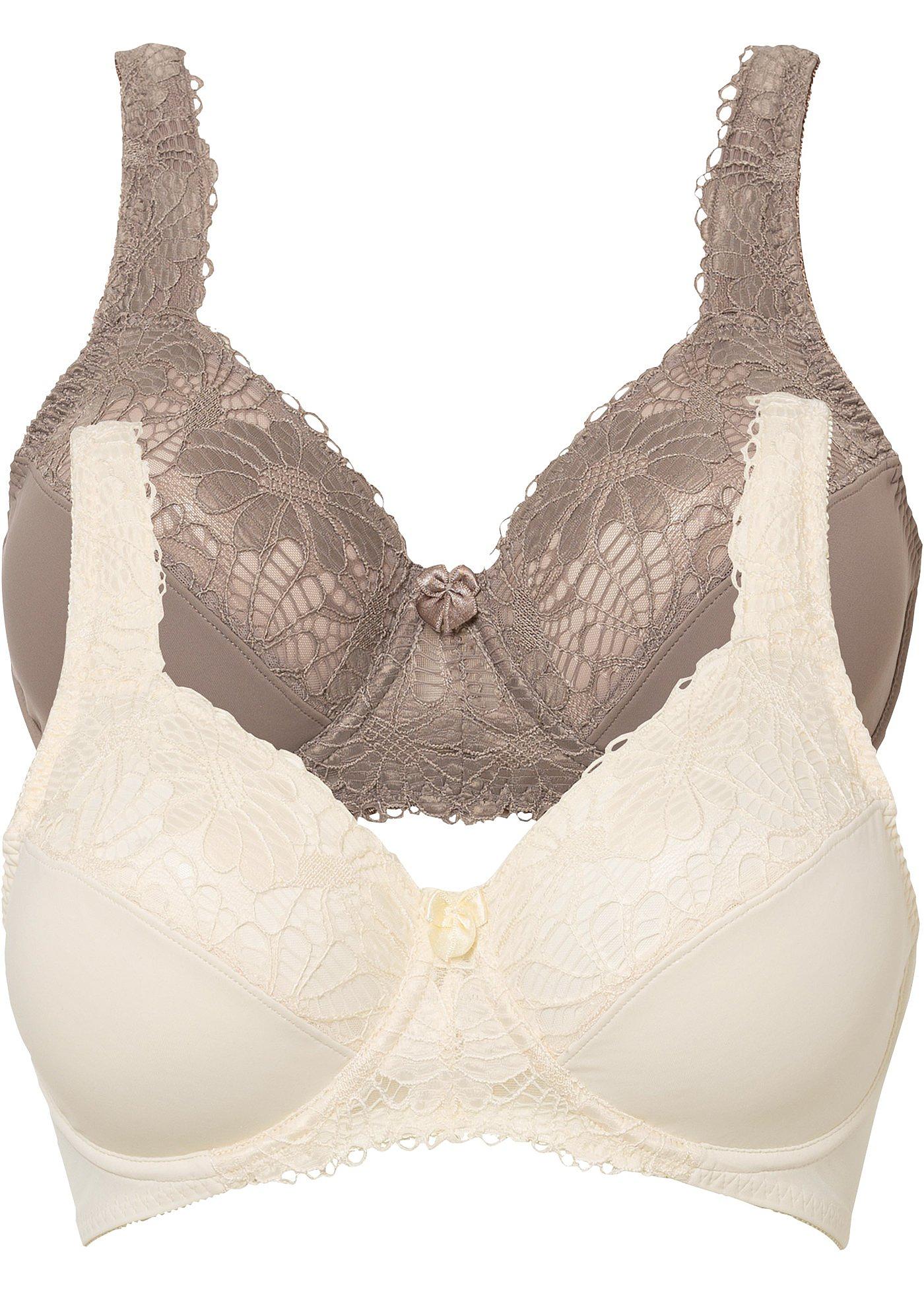 bonprix – Minimizer-BH med vadderade axelband (2-pack)