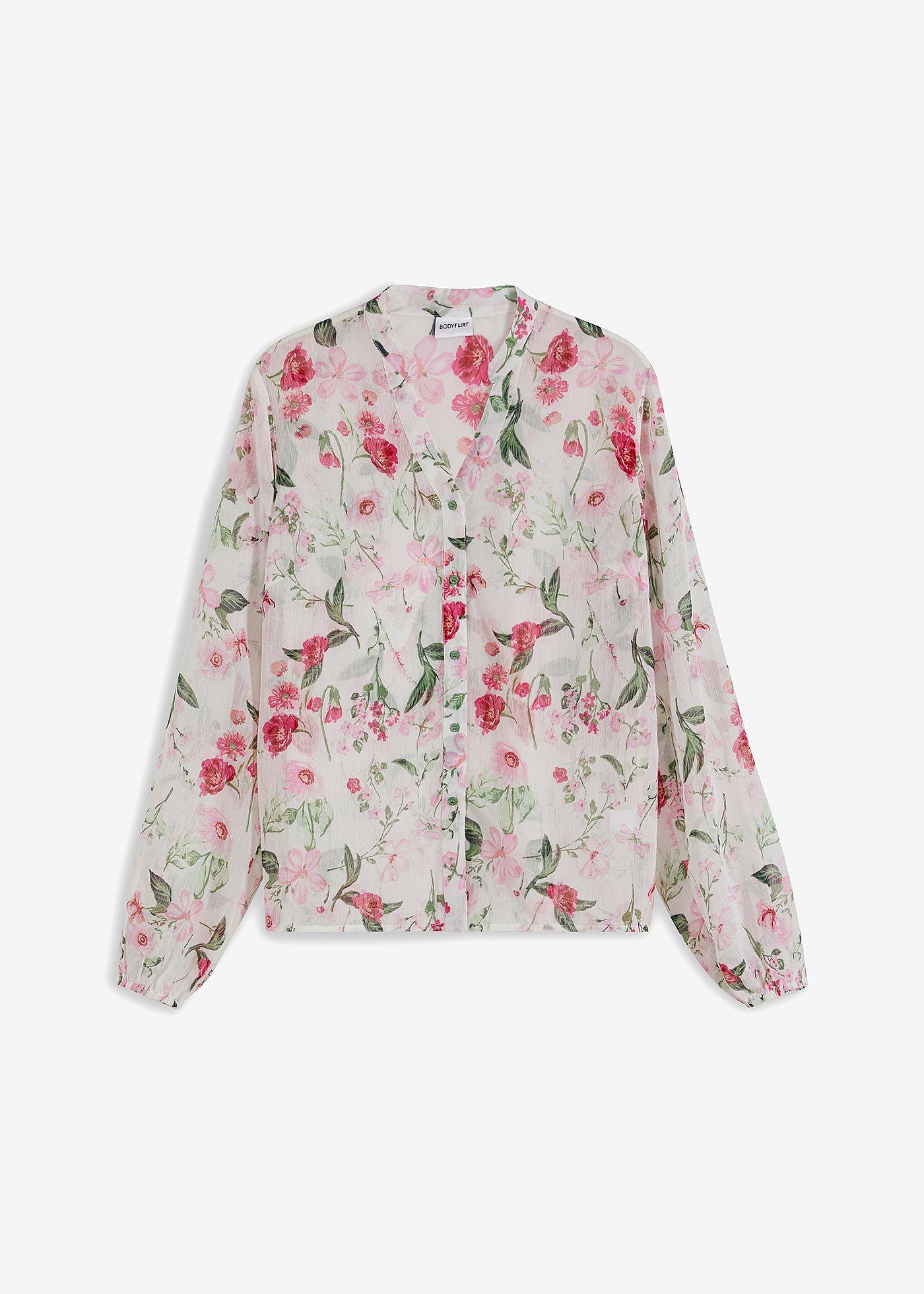 bonprix – Chiffongblus med vida ärmar